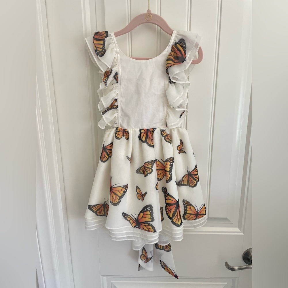 Pleiades Designs Monarch Butterfly Chiffon Shortie 4T